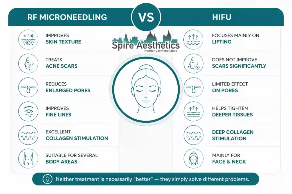 RF Microneedling vs HIFU: Which Treatment Gives Better Results Trowbridge?