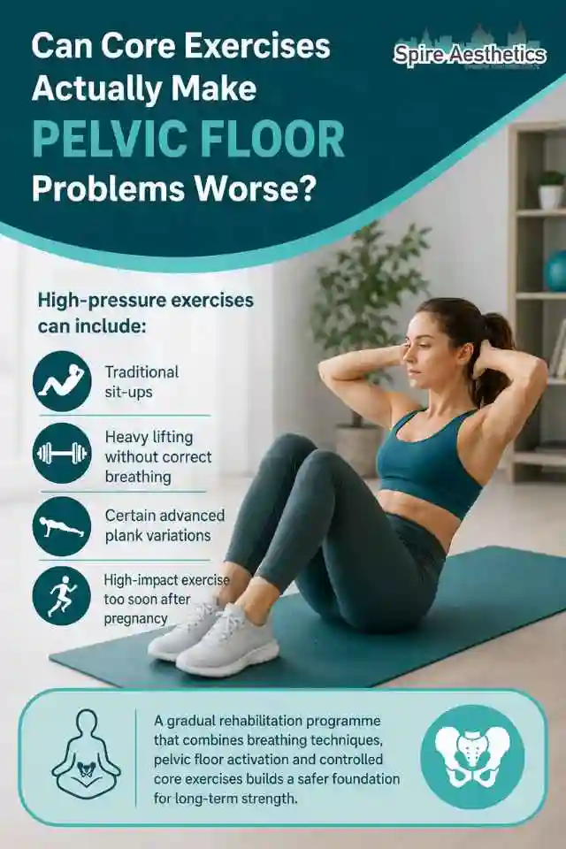 Can Strengthening Your Core Alone Actually Make Pelvic Floor Problems Worse Trowbridge?